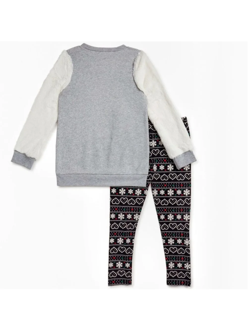 Christmas Outfit 2 Pc Girls Size 4 Unicorn Believe in Magic Sweatshirt Leggings